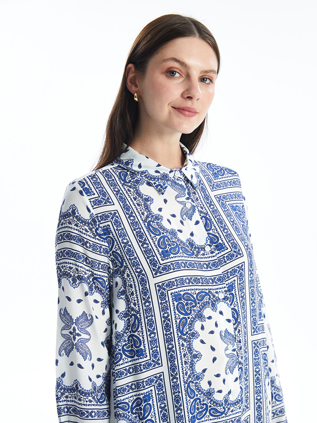 تونيك قميص نسائي منقوش