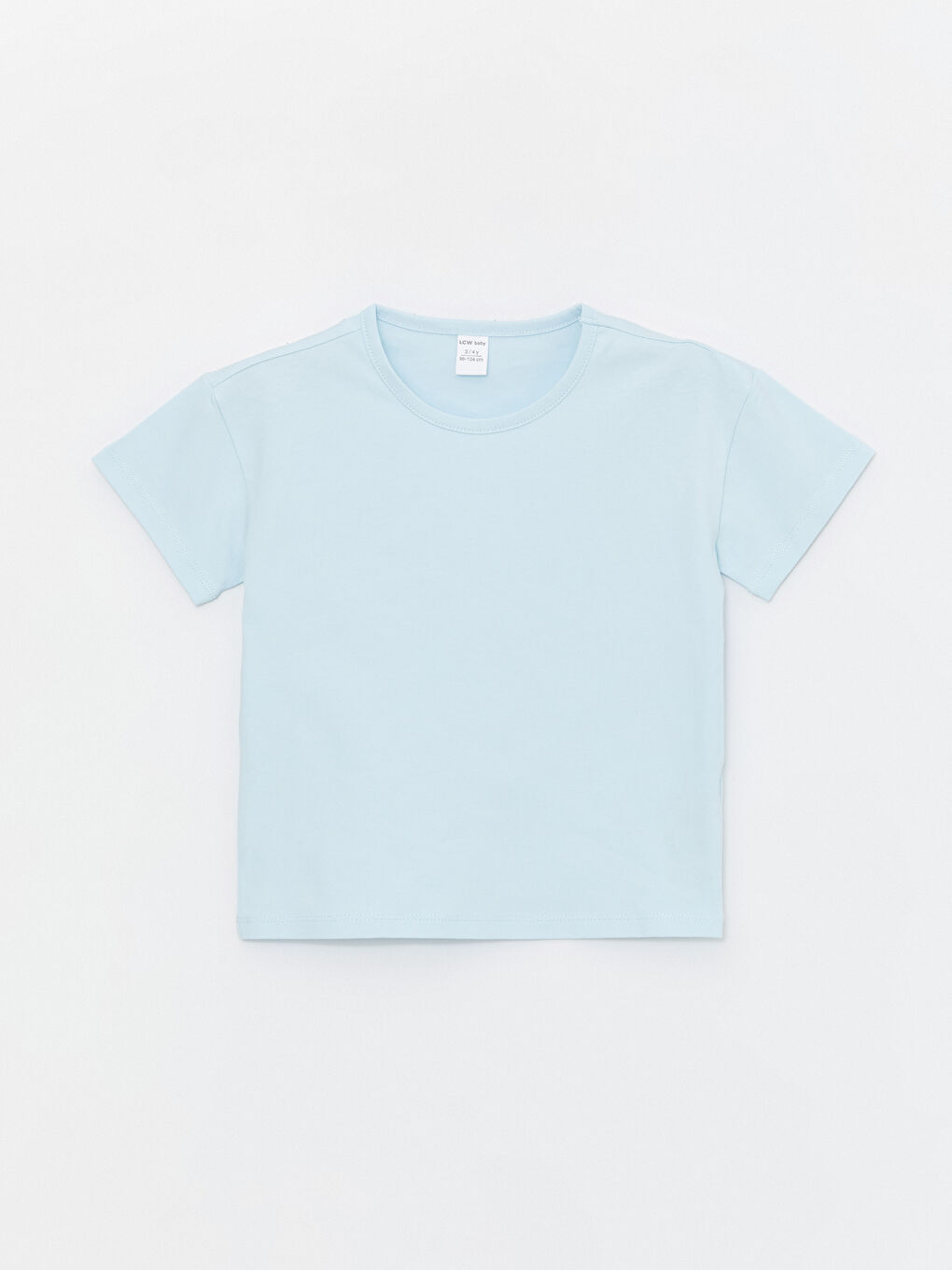 Gri Bisiklet Yaka Kısa Kollu Baskılı Erkek Bebek Tişört 2'li-1