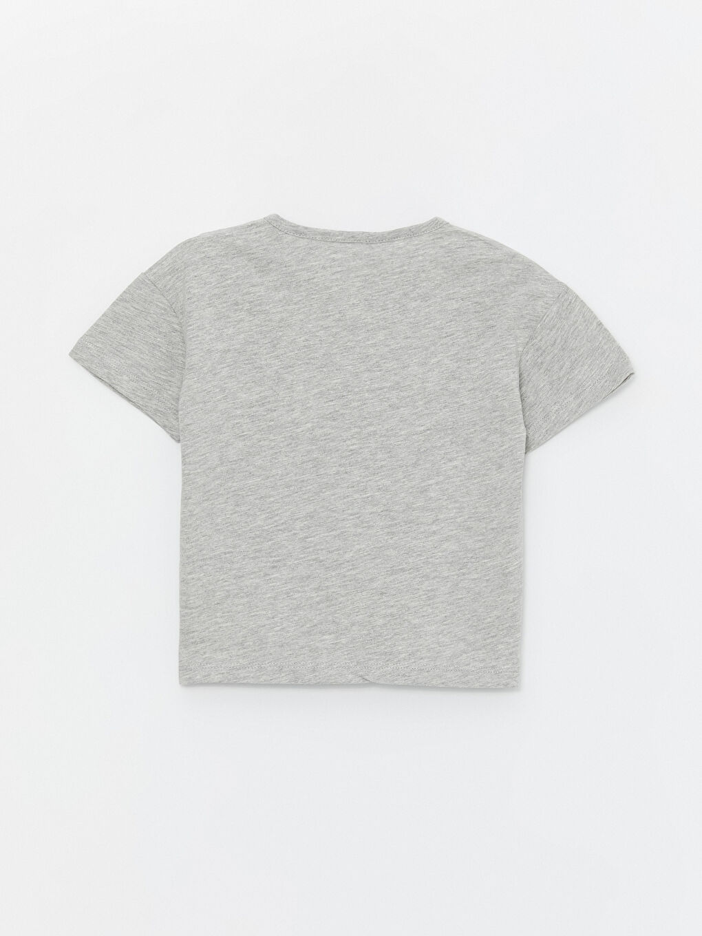 Gri Bisiklet Yaka Kısa Kollu Baskılı Erkek Bebek Tişört 2'li-4