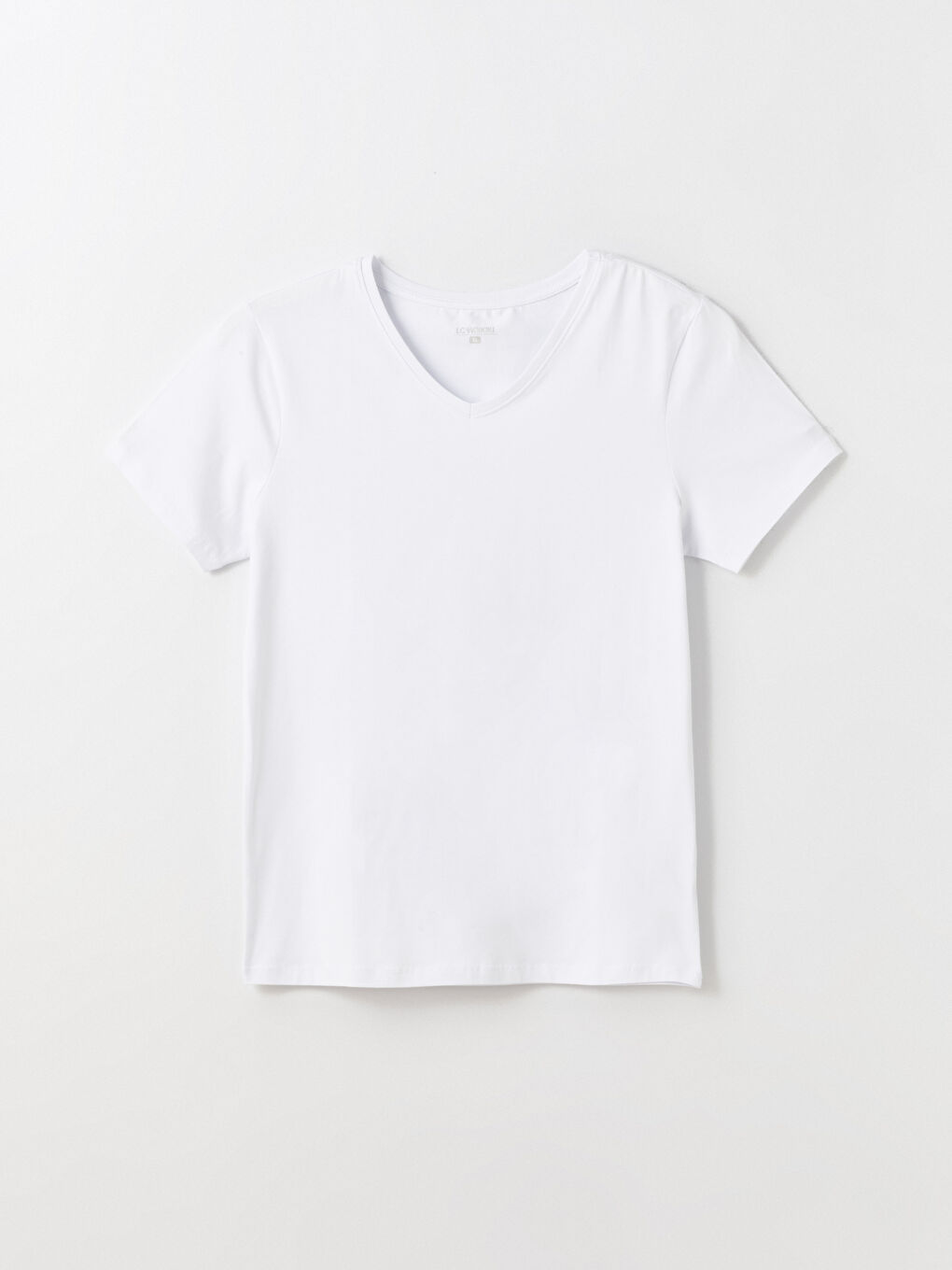 V Neck Short Sleeve Men's T-Shirt-5