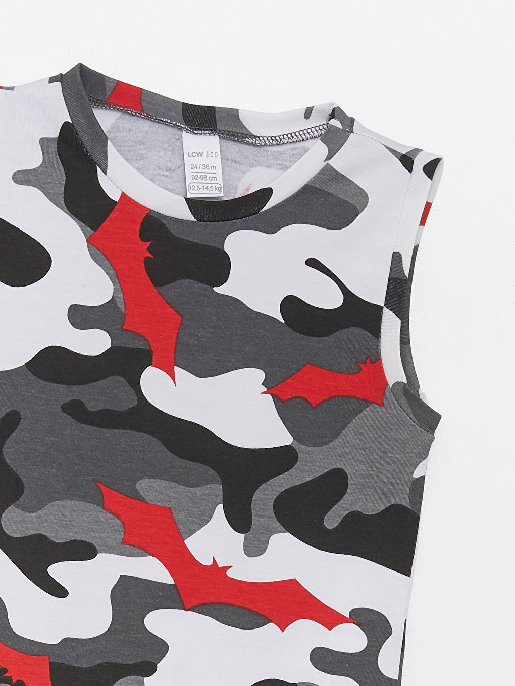 Crew Neck Printed Sleeveless Baby Boys' Tank Top -S4KD78Z1-LTQ