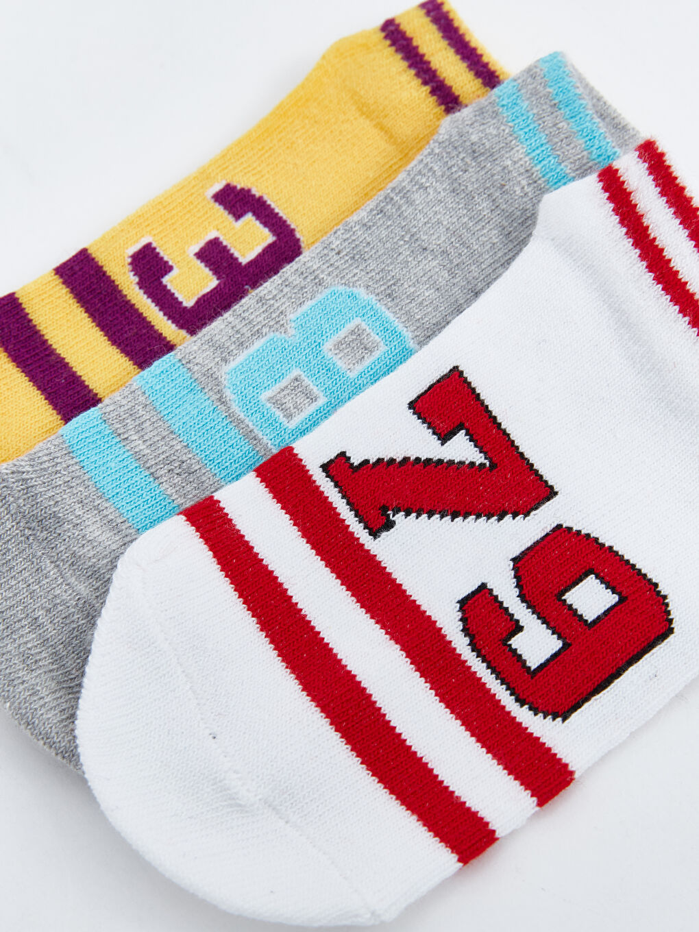 Өрнекті ұлдарға арналған жаттықтырушы шұлықтар 3 данадан тұратын-2