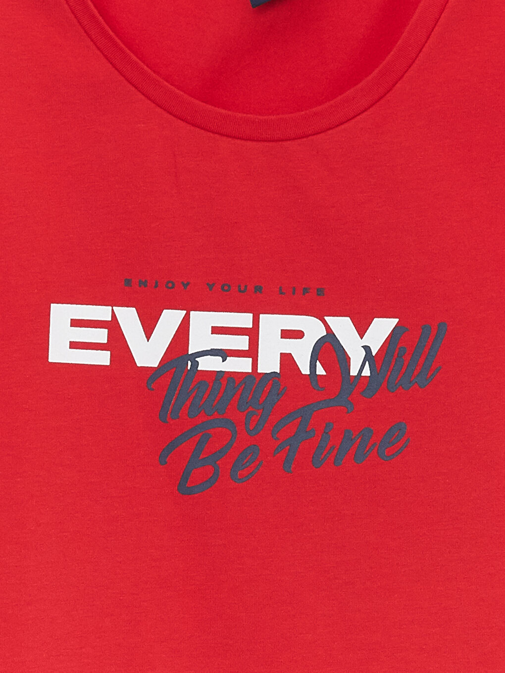 Kırmızı Bisiklet Yaka Baskılı Erkek Çocuk Atlet-2