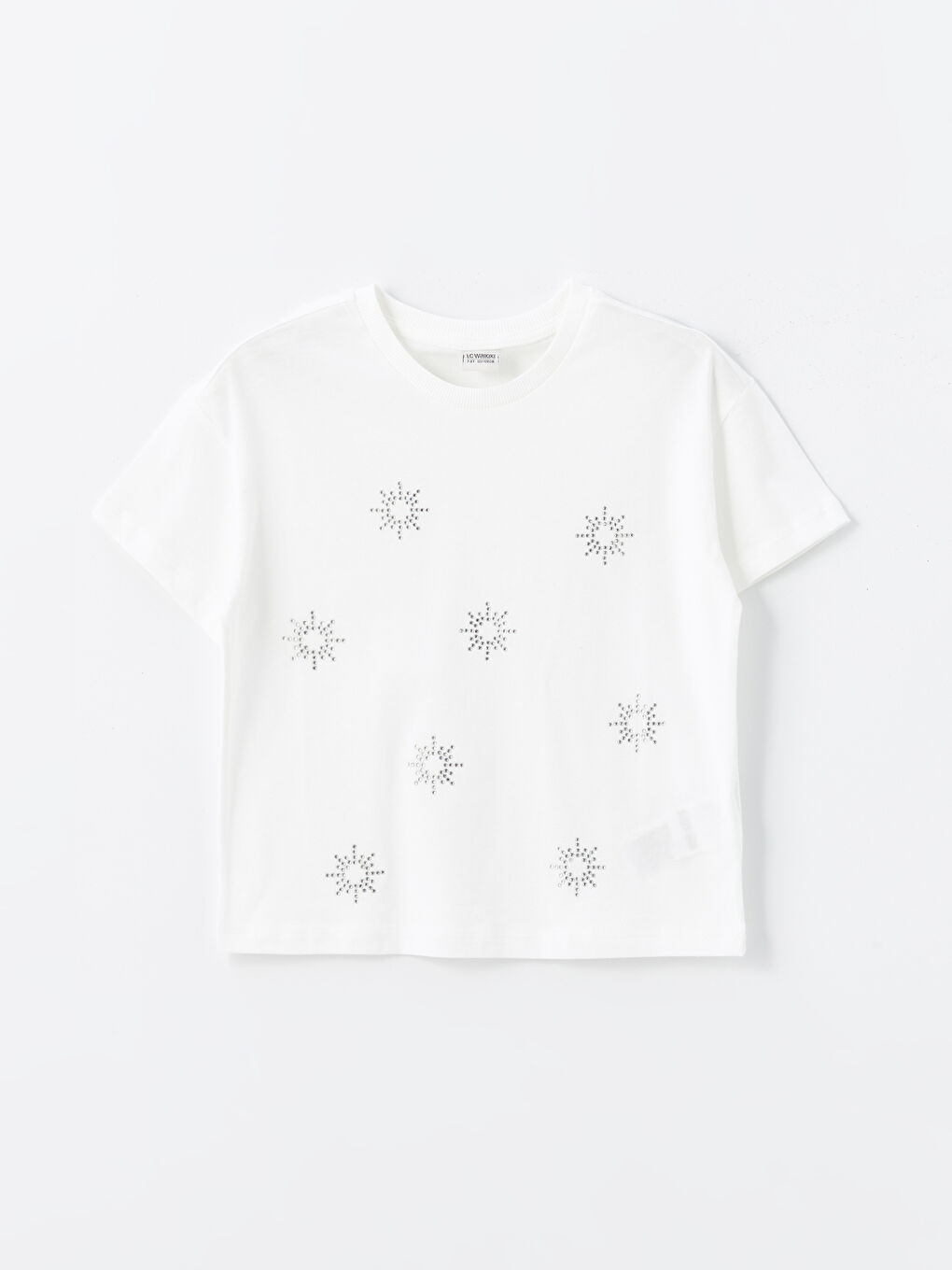 Crew Neck Short Sleeve Girls T-Shirt -S4KE04Z4-R9J