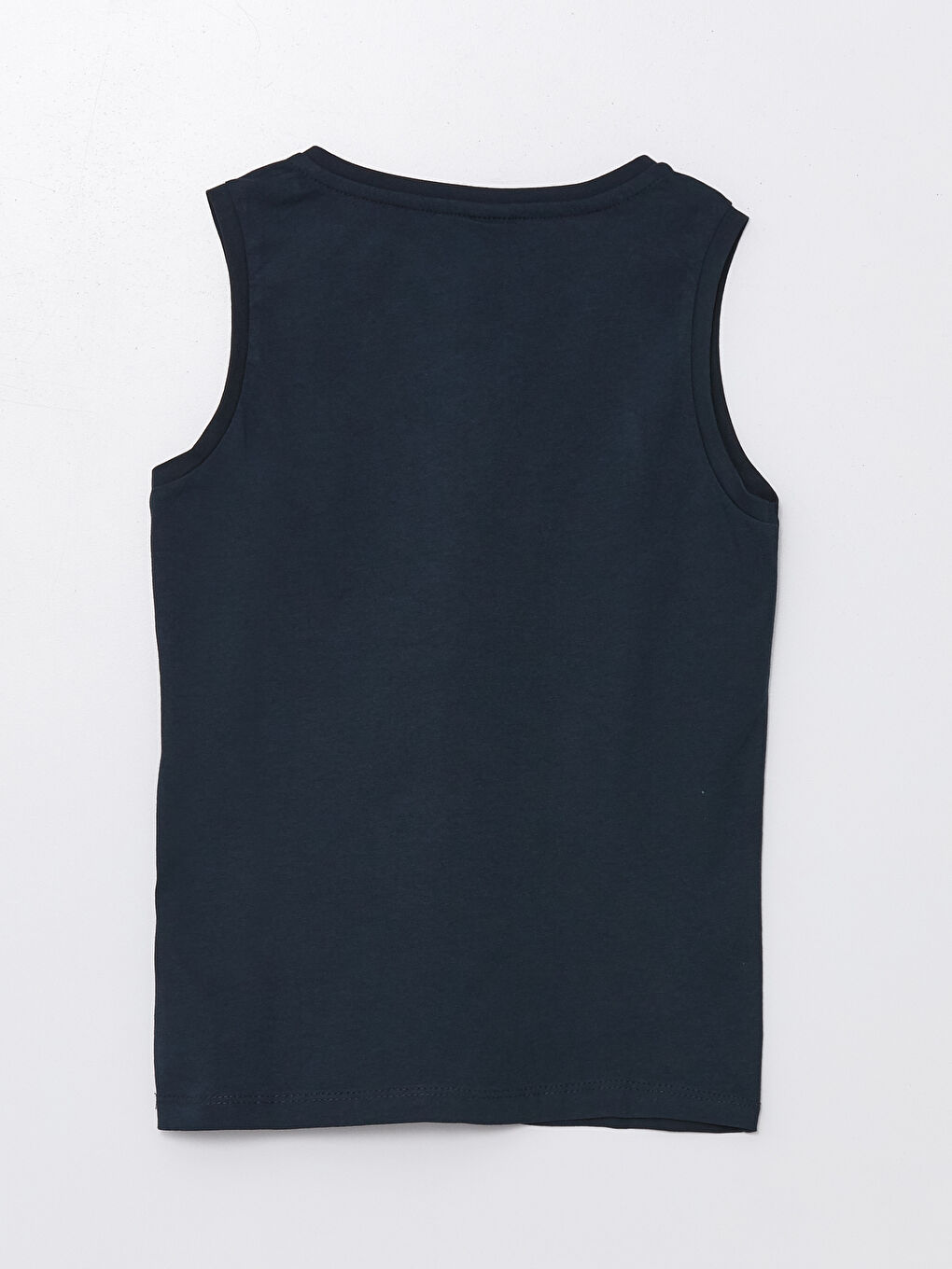 Crew Neck Printed Boys' Vest-1