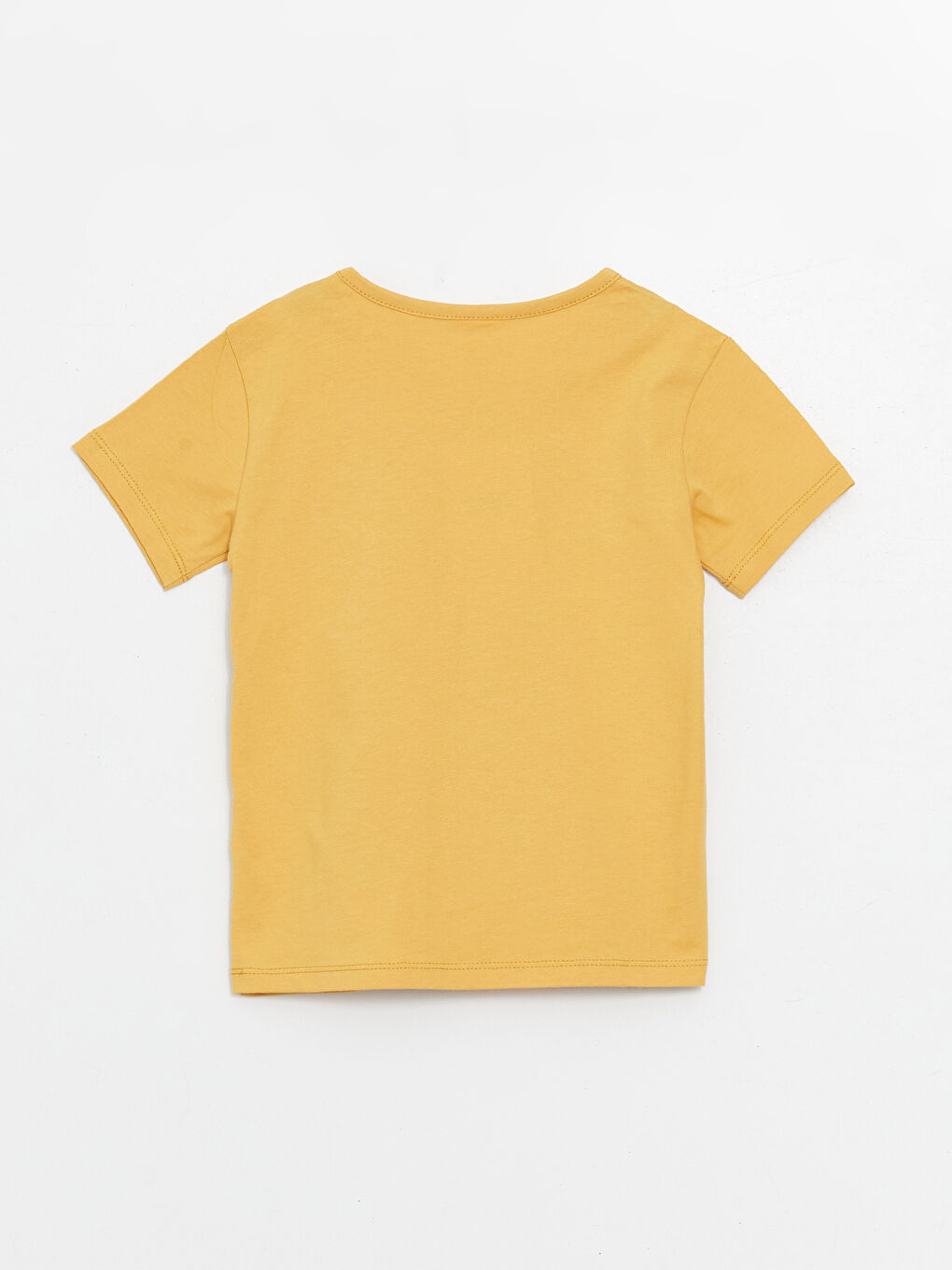 Sarı Bisiklet Yaka Baskılı Erkek Bebek Tişört ve Şort 2'li Takım-2