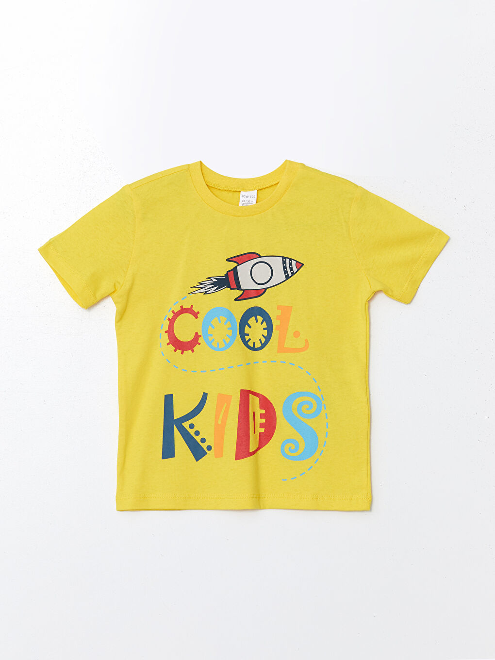 Crew Neck Short Sleeve Printed Baby Boy T-shirt -S4KE35Z1-FWV