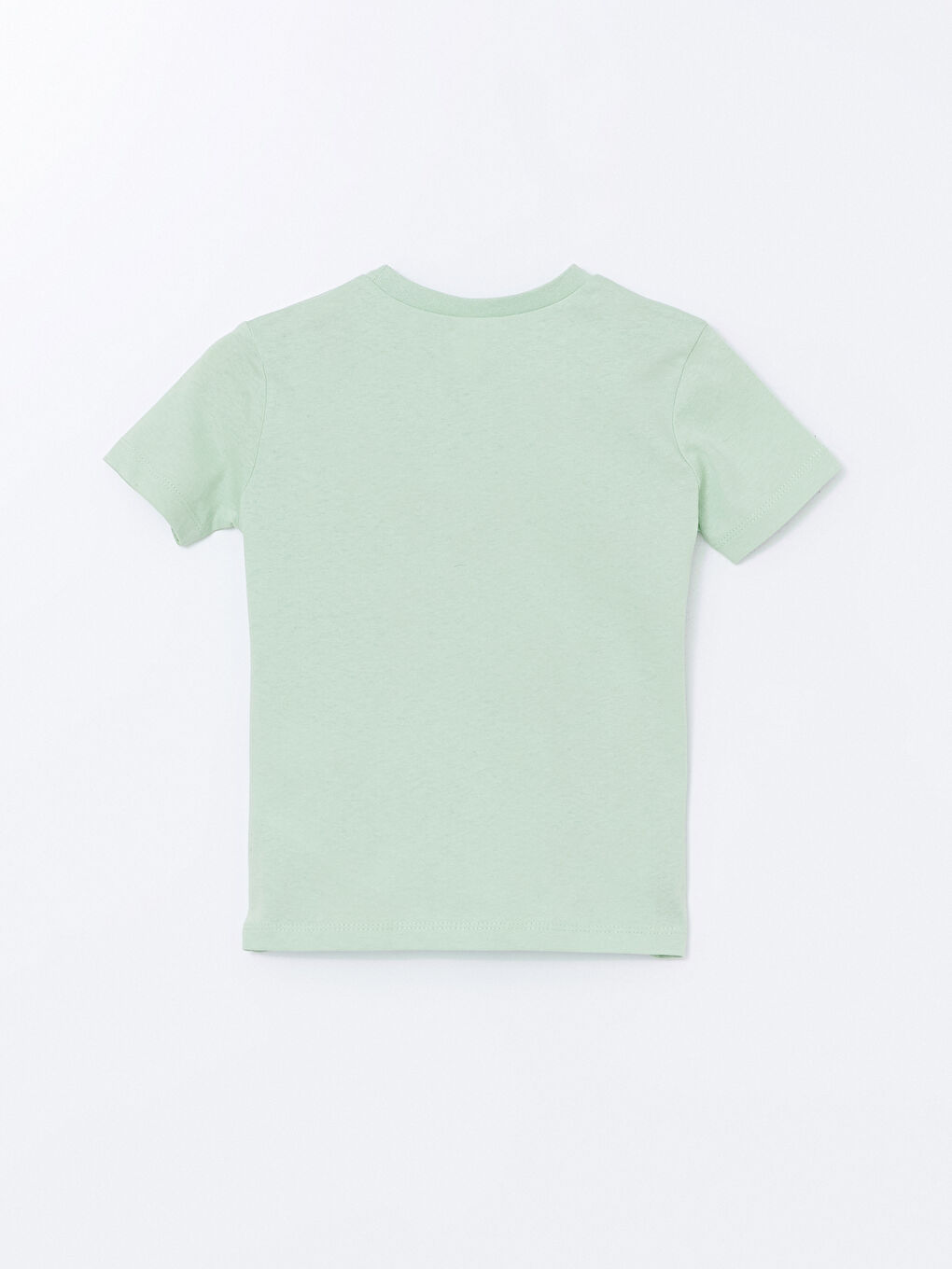 Yeşil Bisiklet Yaka Kısa Kollu Baskılı Erkek Bebek Tişört-2