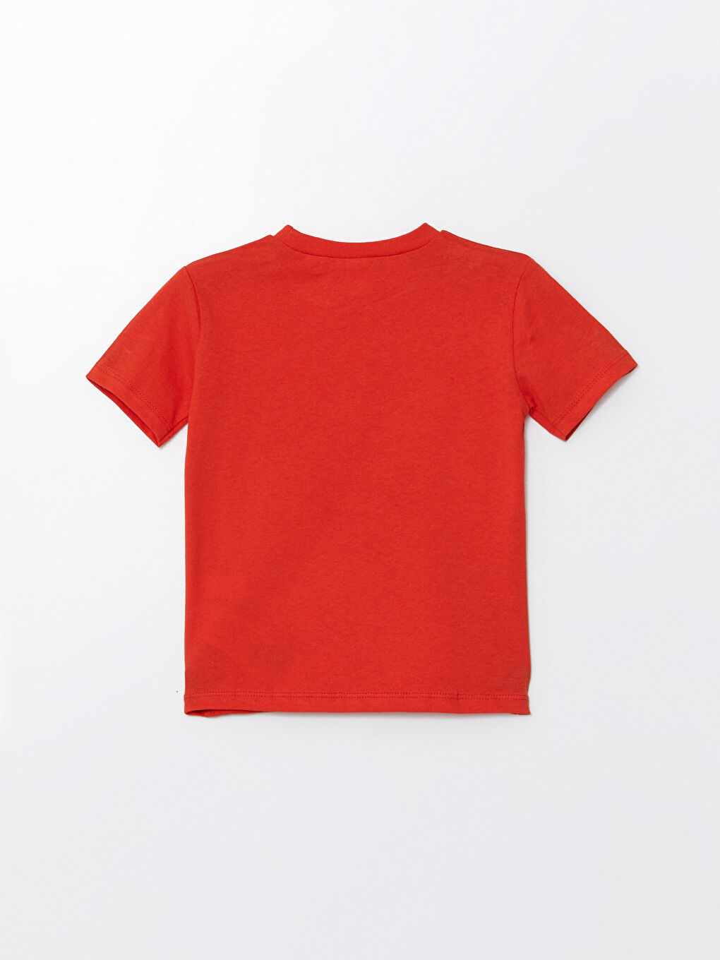 Kırmızı Bisiklet Yaka Kısa Kollu Baskılı Erkek Bebek Tişört-2