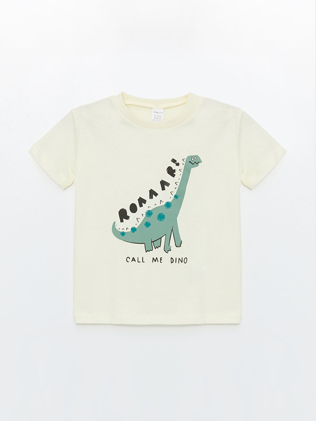 Crew Neck Short Sleeve Printed Baby Boys' T-Shirt -S4KE60Z1-FDN