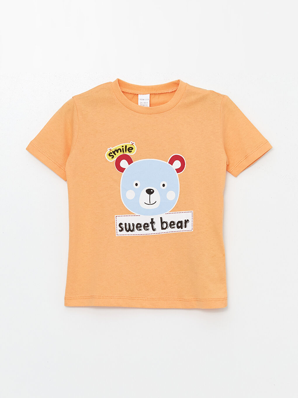 Crew Neck Short Sleeve Printed Baby Boy T-shirt -S4KE65Z1-G53