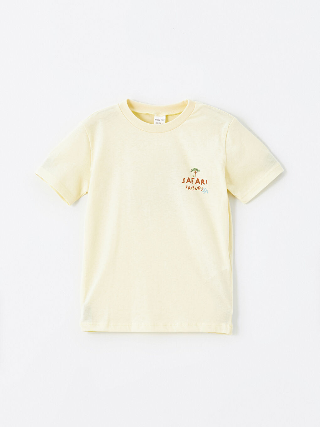 Kırmızı Bisiklet Yaka Baskılı Erkek Bebek Tişört