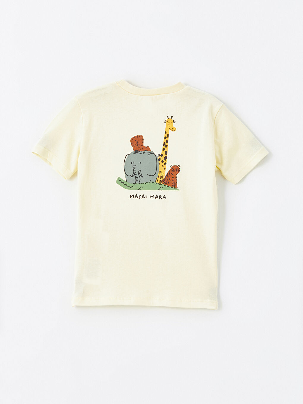 Kırmızı Bisiklet Yaka Baskılı Erkek Bebek Tişört-2