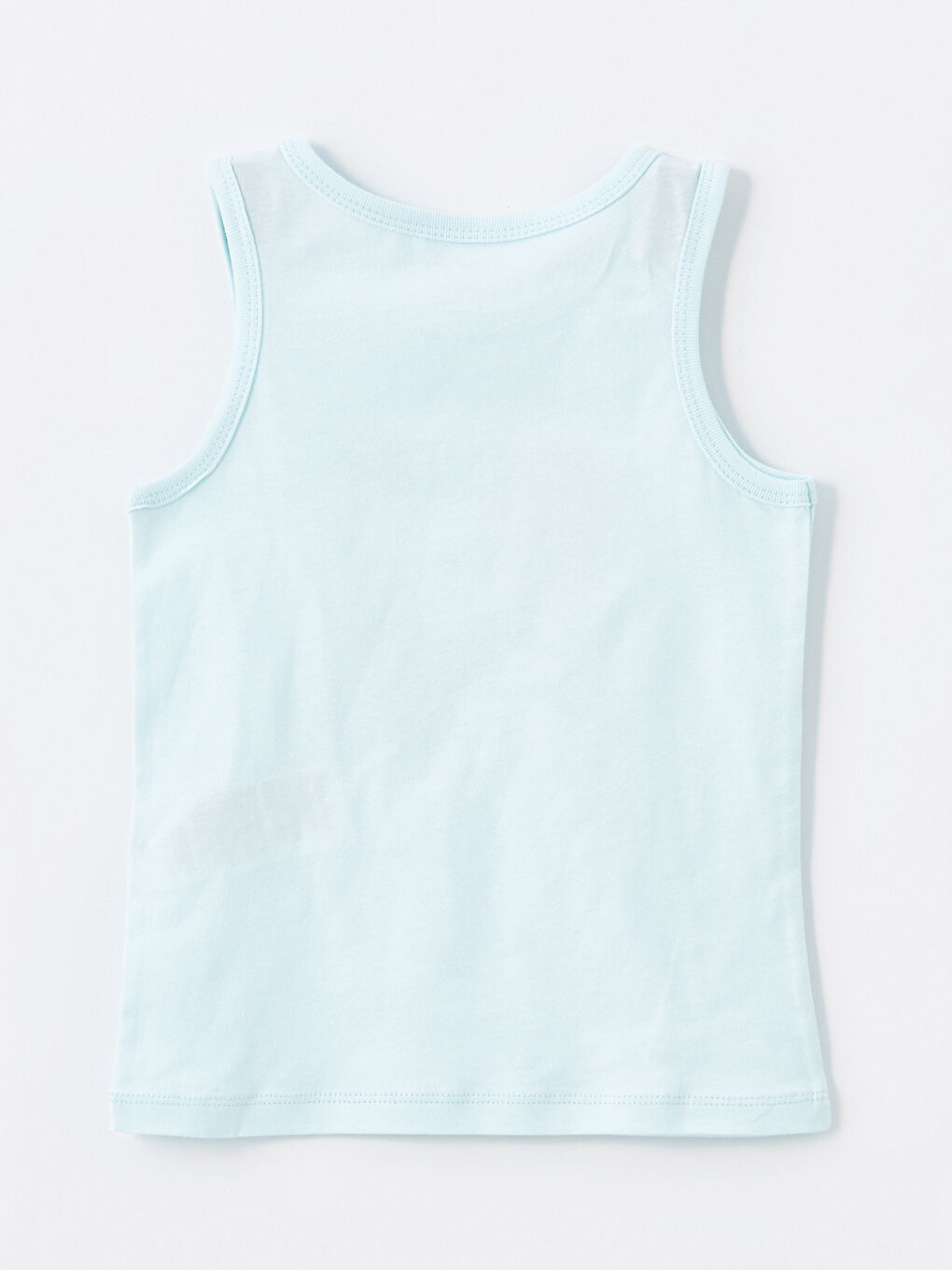 Mavi Bisiklet Yaka Erkek Bebek Atlet-1