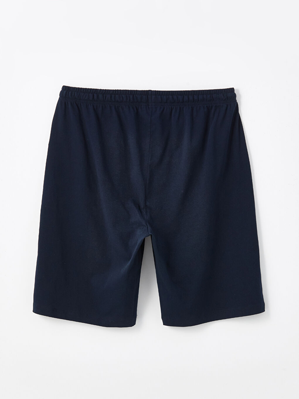 Lacivert Standart Kalıp Erkek Pijama Alt Şort-1