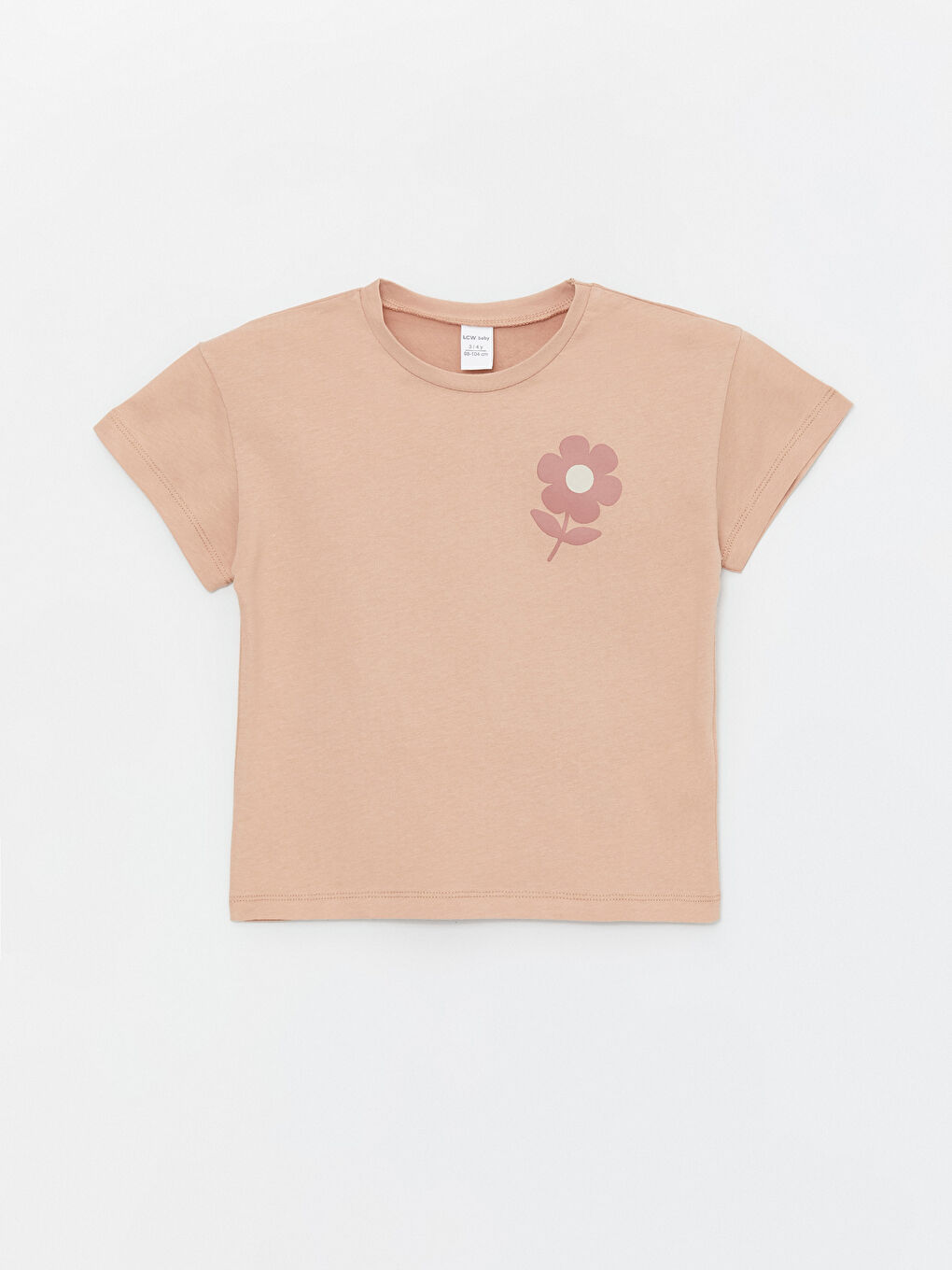 Crew Neck Short Sleeve Baby Girls' T-Shirt and Tights 2 Pack Set-1