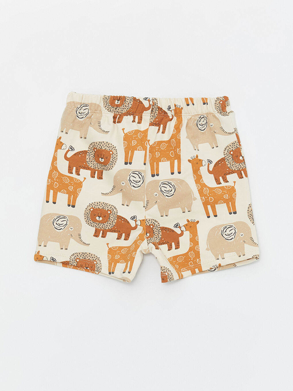 Gri Bisiklet Yaka Baskılı Erkek Bebek Tişört ve Şort 2'li Takım-2