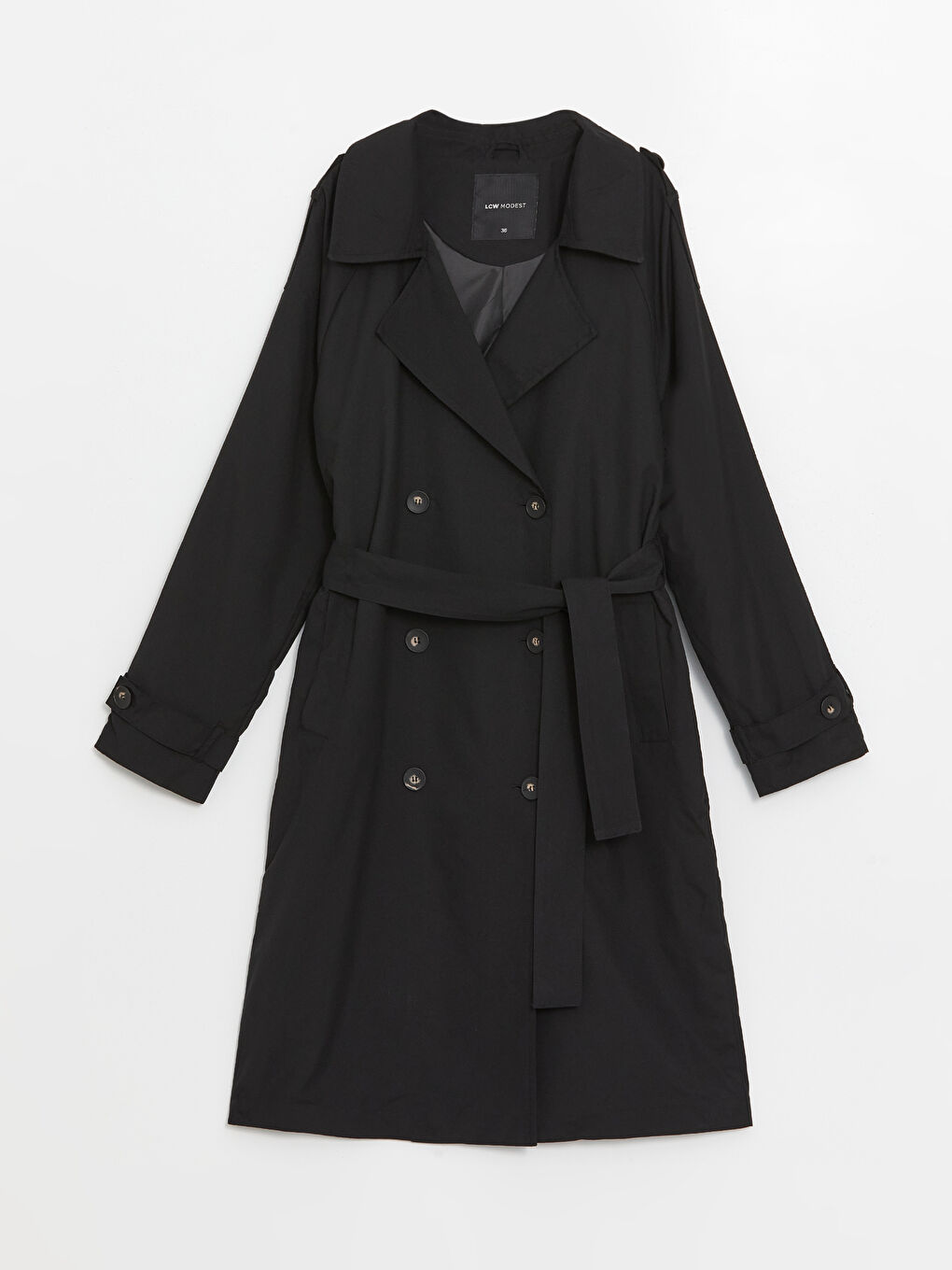 Jacket Collar Straight Long Sleeve Oversize Women's Trench Coat -S4KF80Z8-RQL