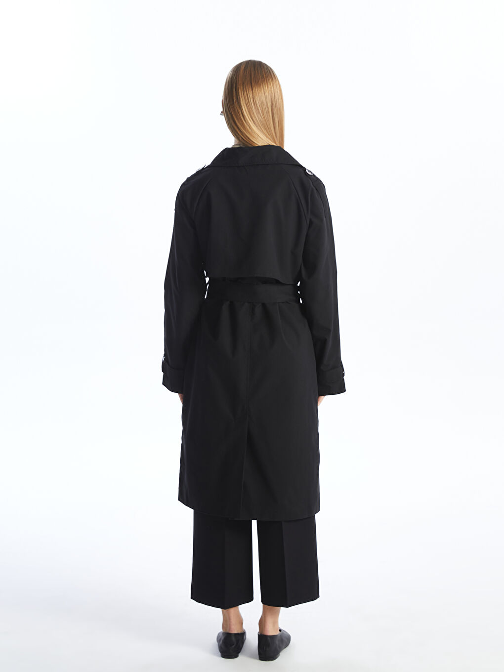 Jacket Collar Straight Long Sleeve Oversize Women's Trench Coat -S4KF80Z8-RQL