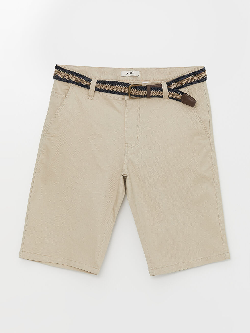 Slim Fit Dobby Fabric Men's Shorts-5