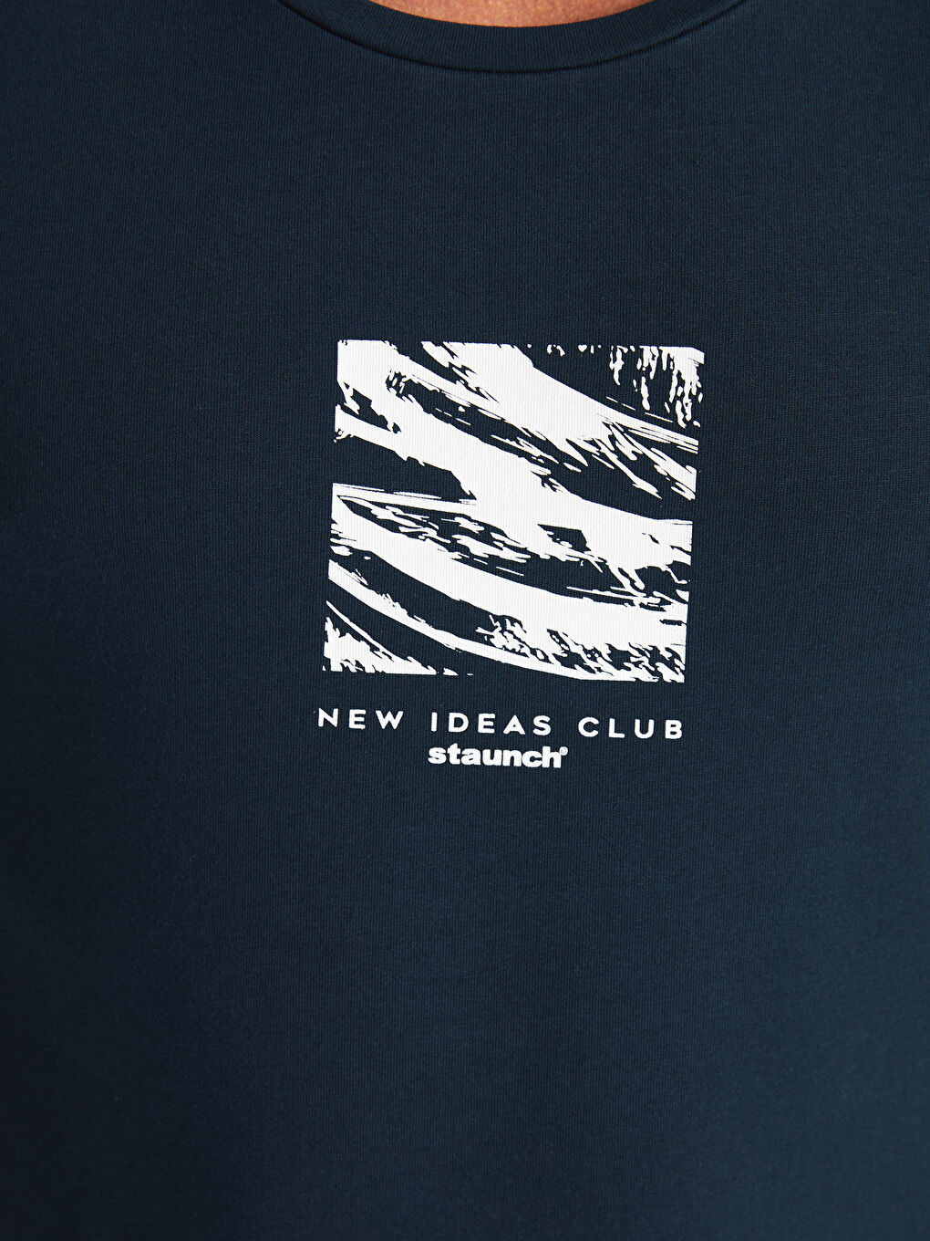 Майка без рукавов с круглым вырезом и принтом из джерси для мужчин-3