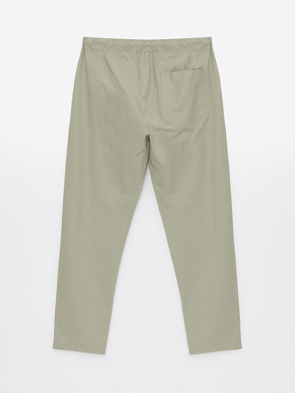 Haki Standart Kalıp Erkek Pantolon-5