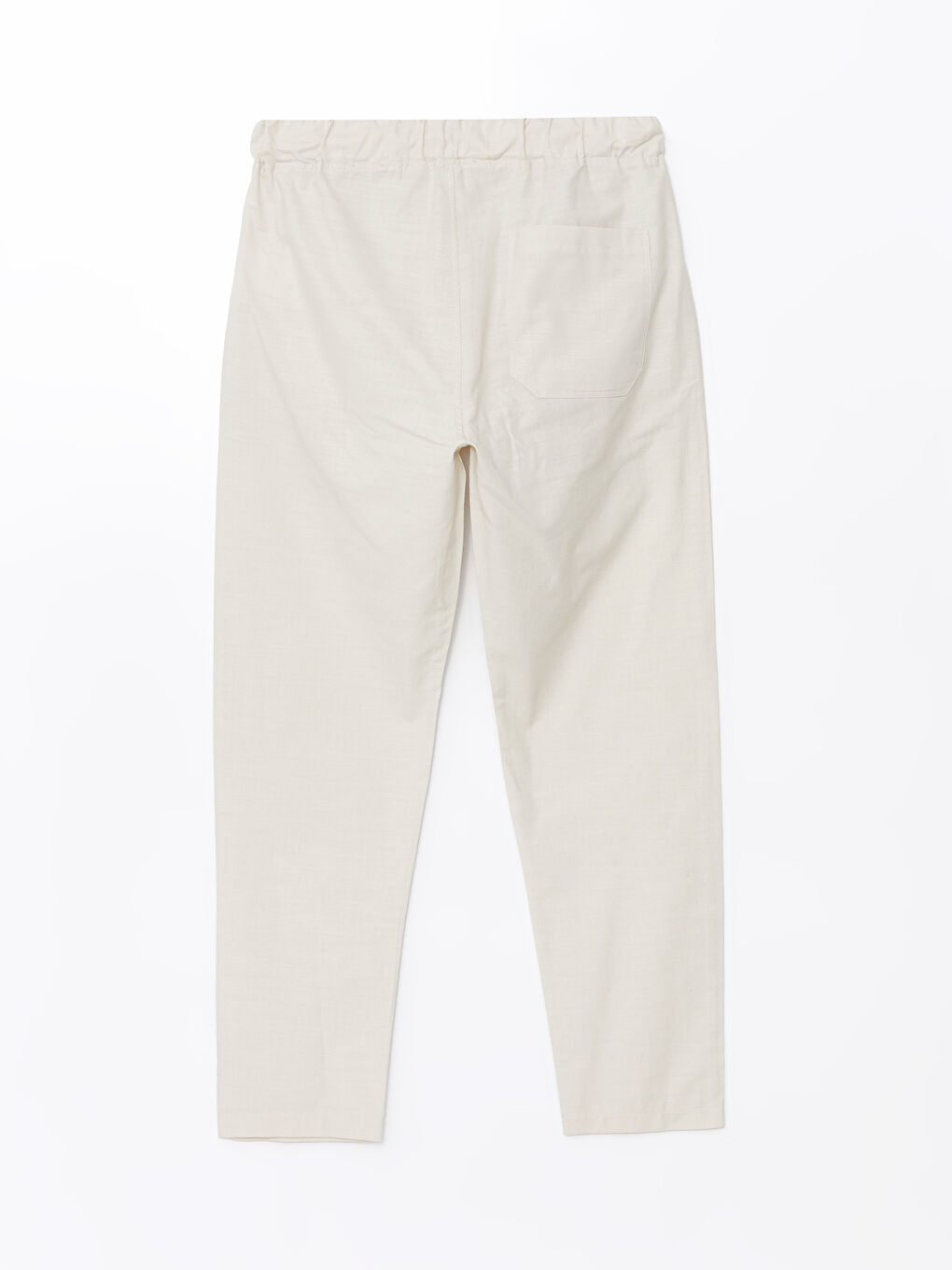 Bej Standart Kalıp Erkek Pantolon-5