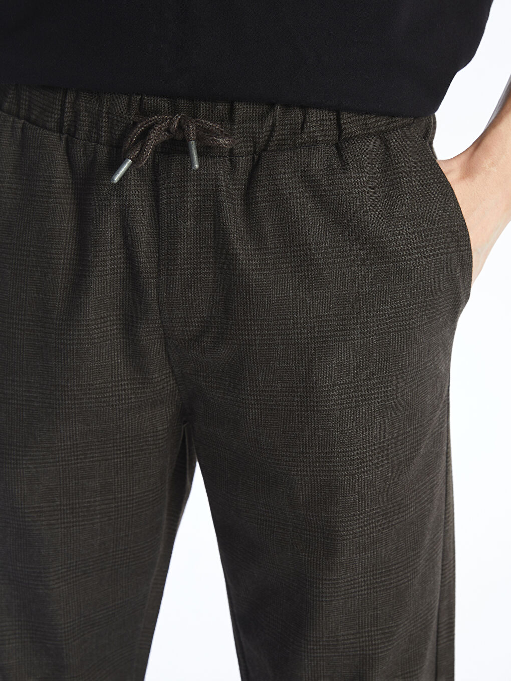 Standard Fit Twill Men's Trousers-1