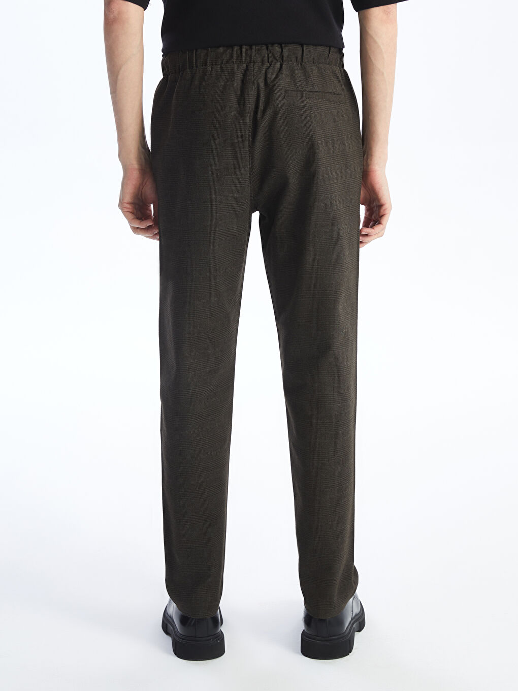 Standard Fit Twill Men's Trousers-3