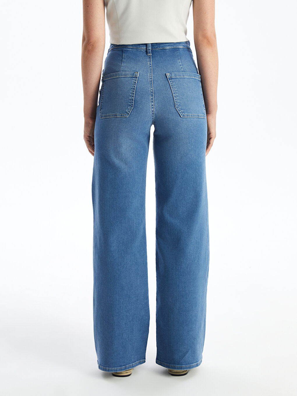 Wideleg Women's Jeans -S4KG50Z8-311