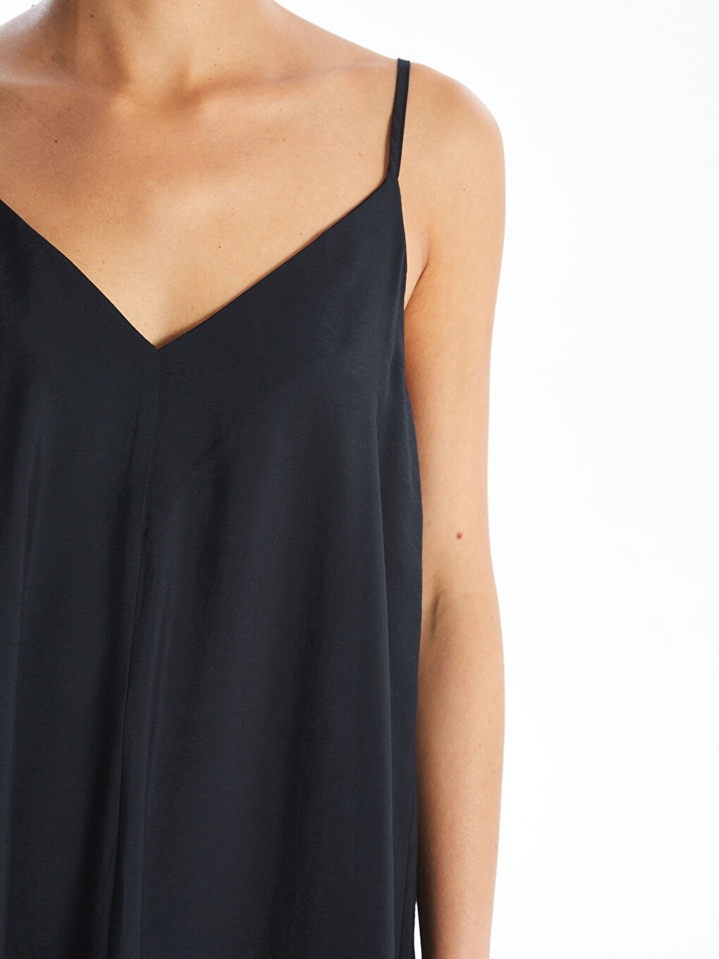 V-Neck Straight Strap Women's Dress -S4KG86Z8-CVL