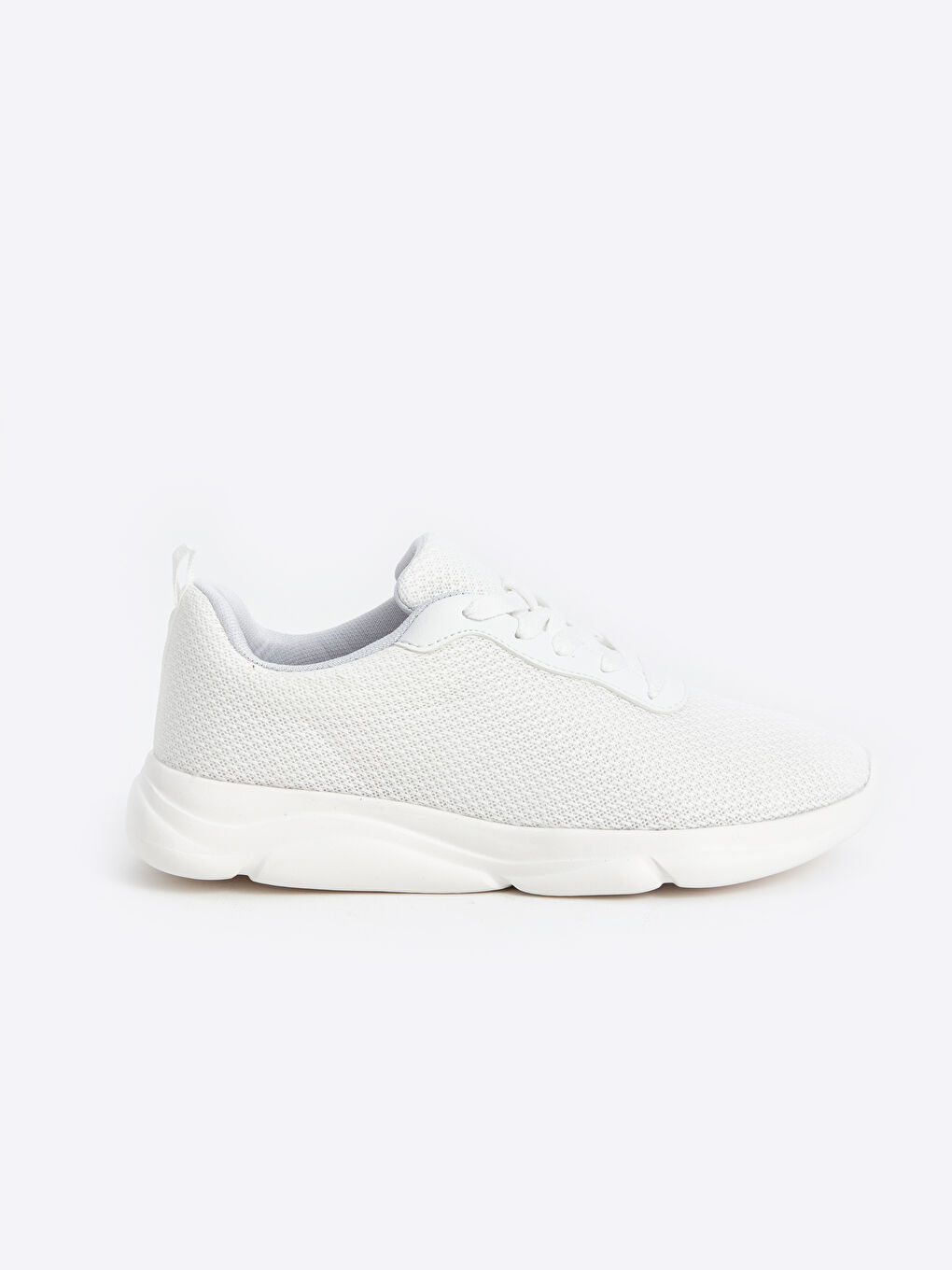 Beyaz File Detaylı Kadın Spor Ayakkabı-1