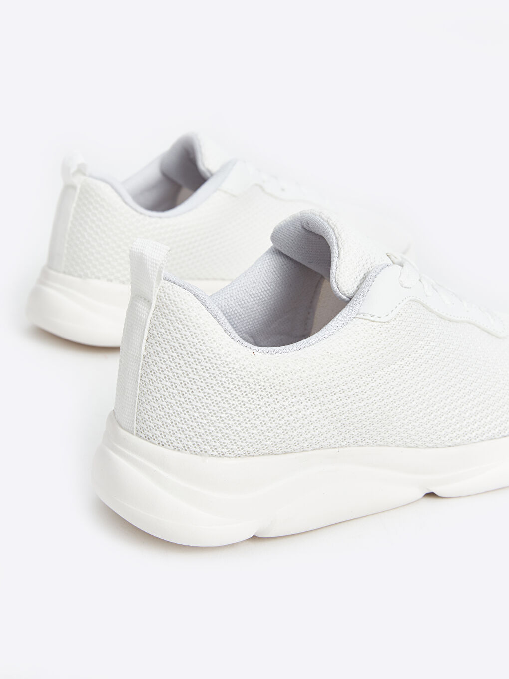 Beyaz File Detaylı Kadın Spor Ayakkabı-4