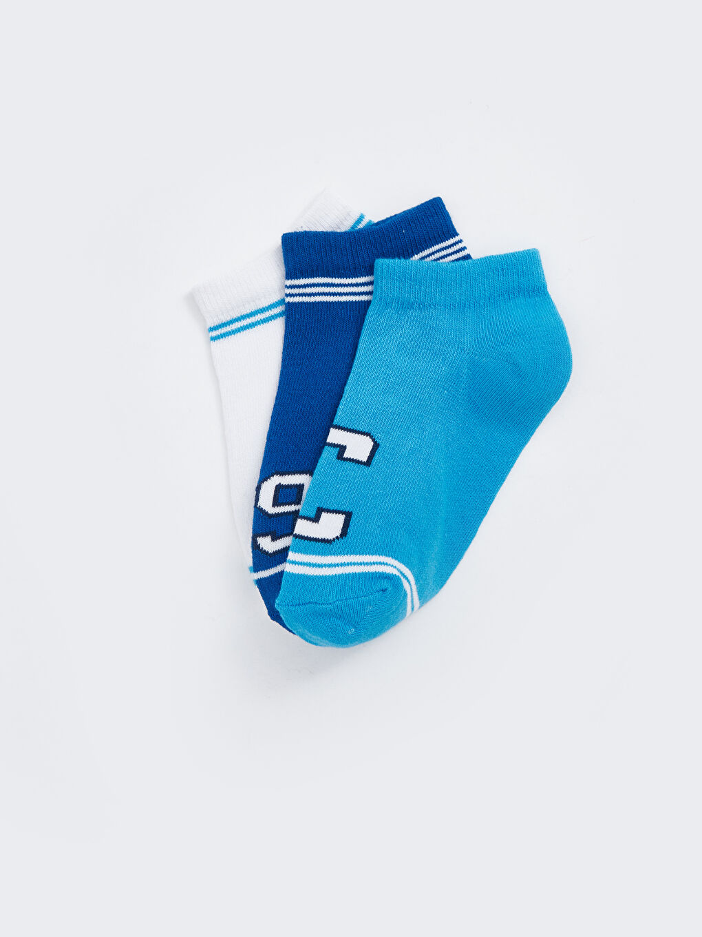 Узорчатые носки для мальчиков до щиколотки, комплект из 3-х штук-1