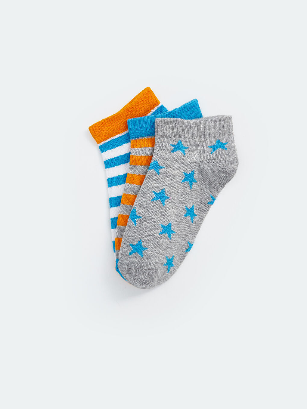 Ұлдарға арналған жолақты патик шұлықтары 3 данадан тұратын-1