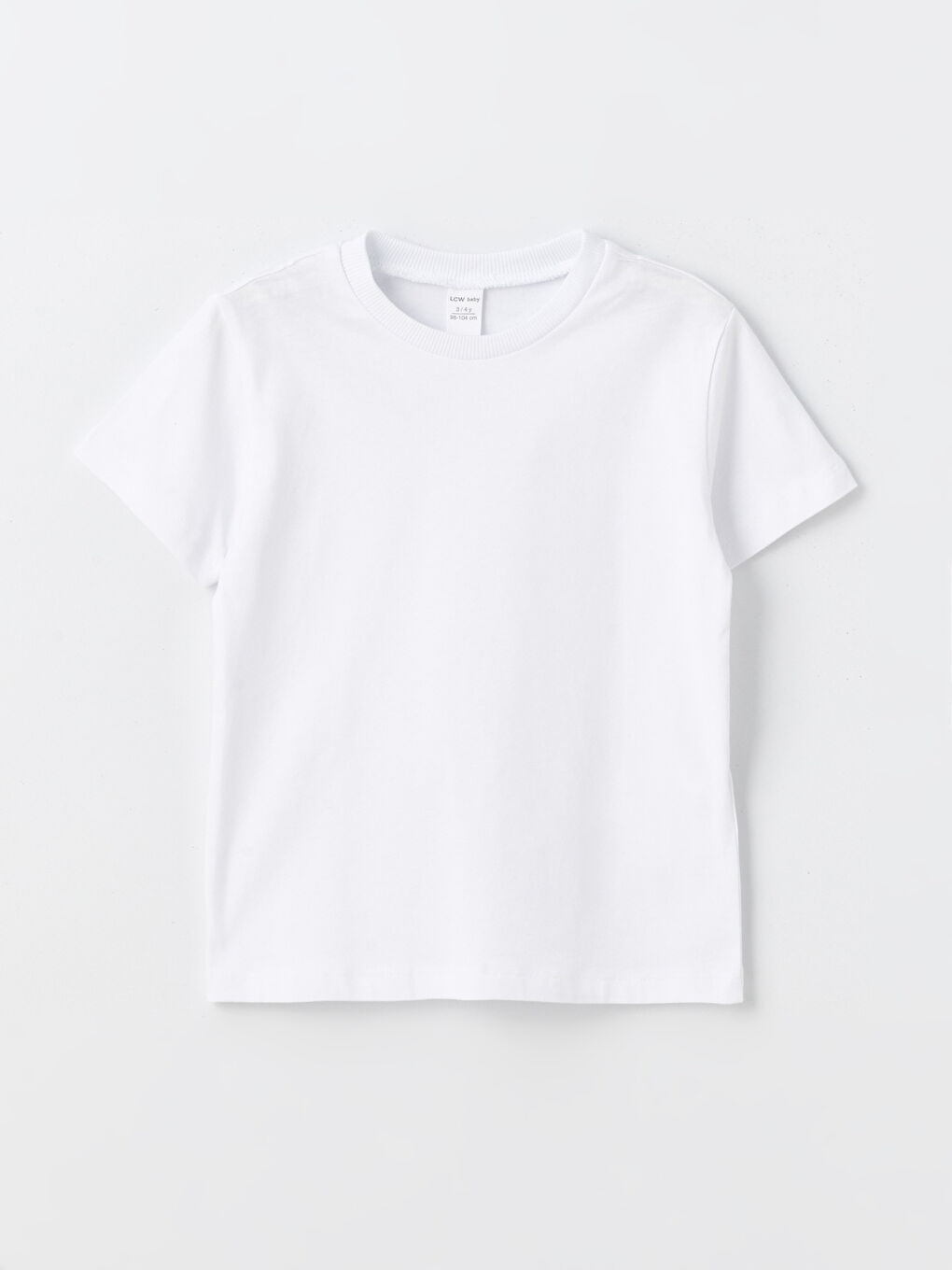 Beyaz Bisiklet Yaka Baskılı Erkek Bebek Tişört ve Şort 2'li Takım-1