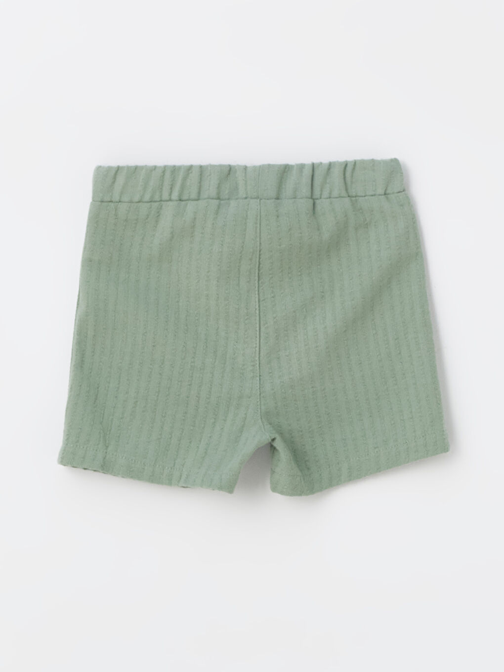 Beyaz Bisiklet Yaka Baskılı Erkek Bebek Tişört ve Şort 2'li Takım-4