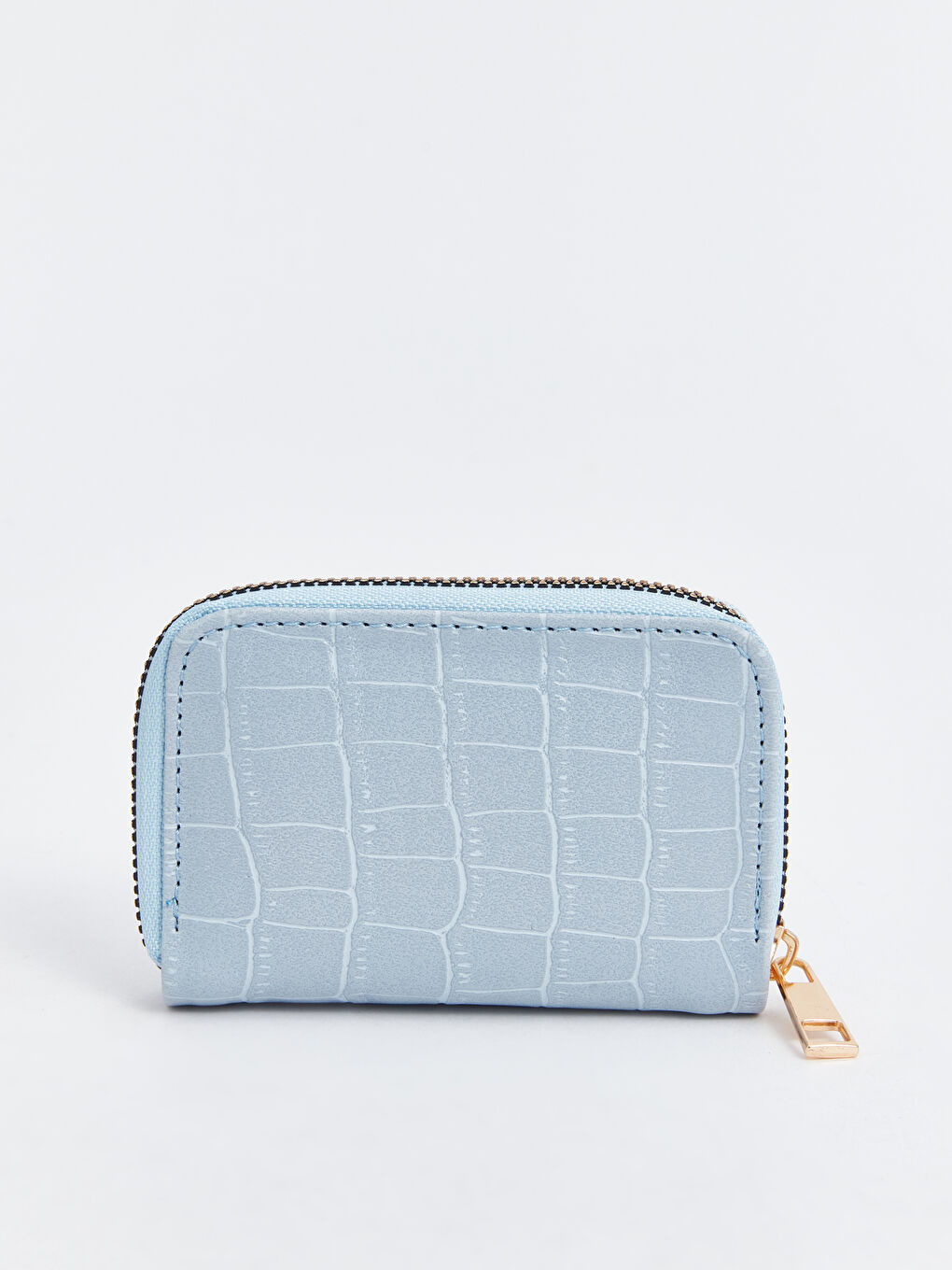Faux Leather Croc Effect Women's Wallet