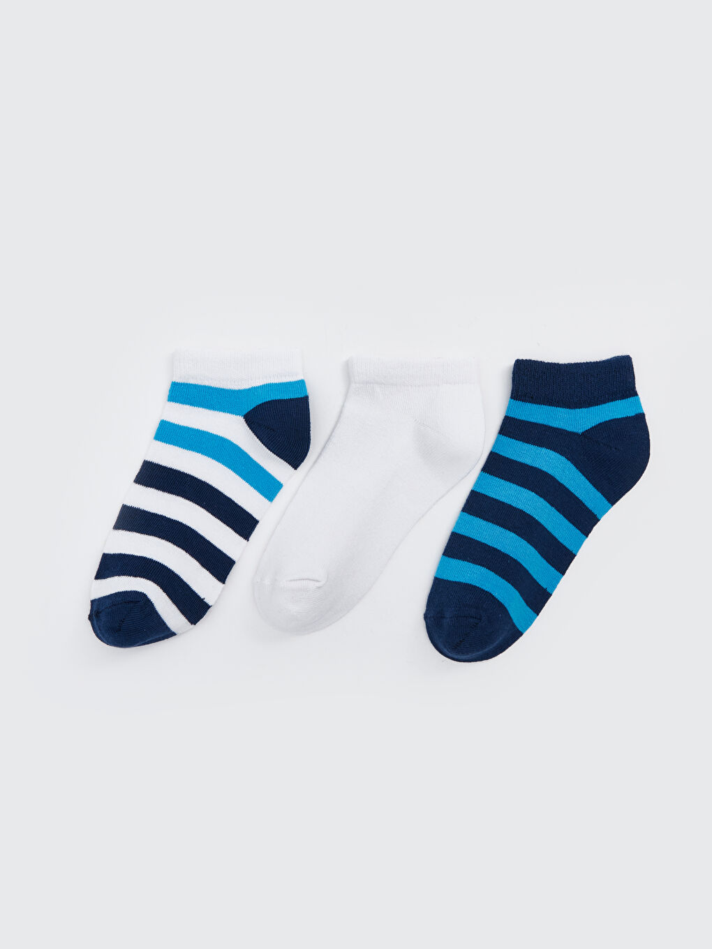 Ұлдарға арналған жолақты патик шұлықтары 3 данадан тұратын