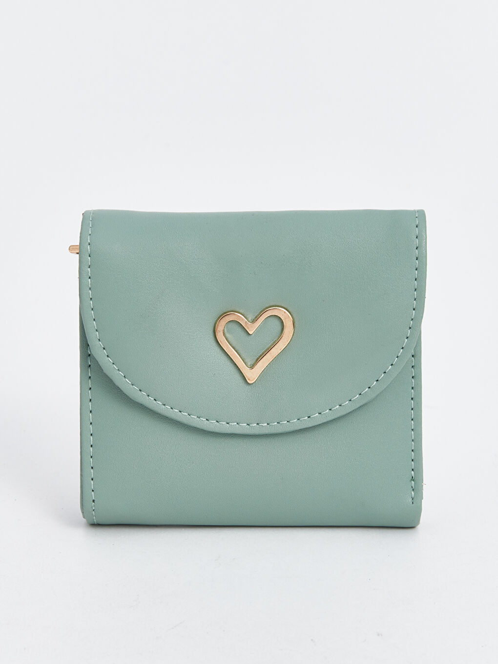 Yeşil Çıtçıt Kapamalı Kadın Cüzdan