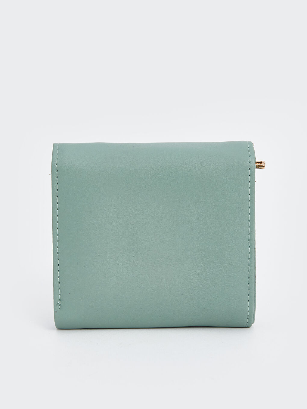 Yeşil Çıtçıt Kapamalı Kadın Cüzdan-2