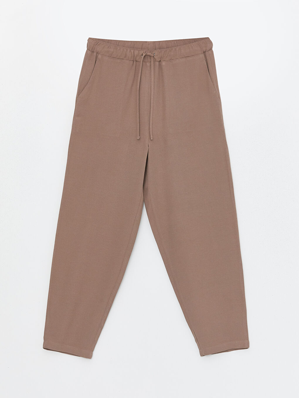Carrot Cut Plain Linen Blend Women's Pants -S4KI73Z8-YJJ