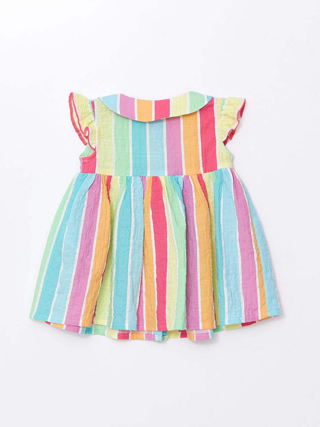 Baby Girl Dress With Baby Collar Short Sleeve -S4KI88Z1-LFD