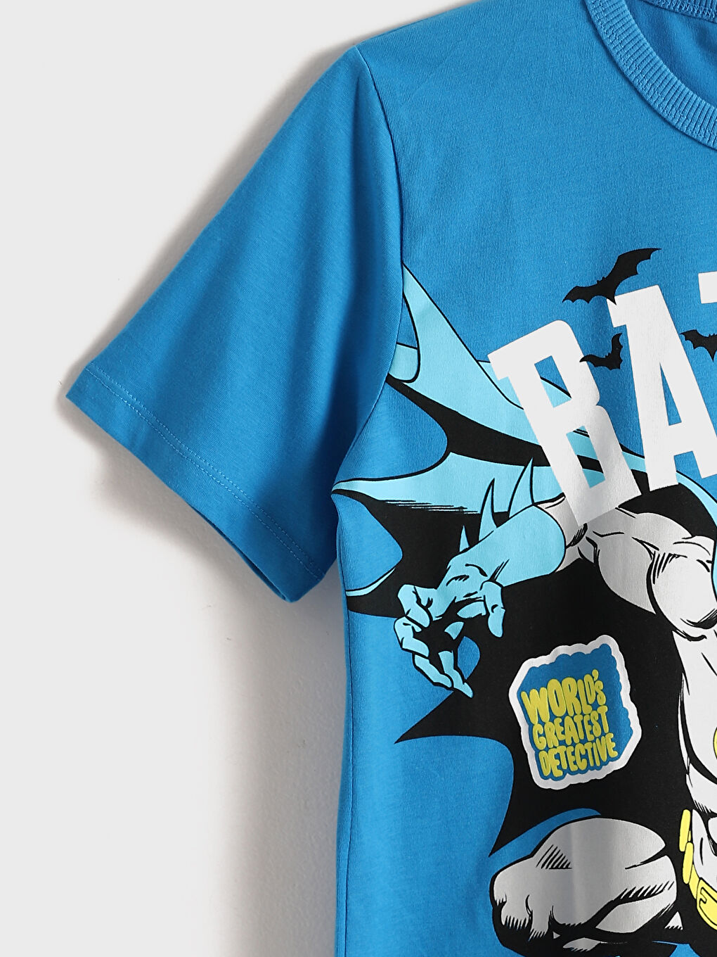 Crew Neck Batman Printed Boys' T-Shirt -S4KJ06Z4-JXJ