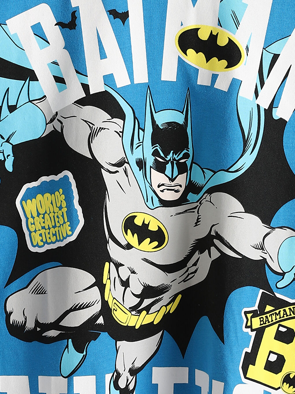 Crew Neck Batman Printed Boys' T-Shirt -S4KJ06Z4-JXJ
