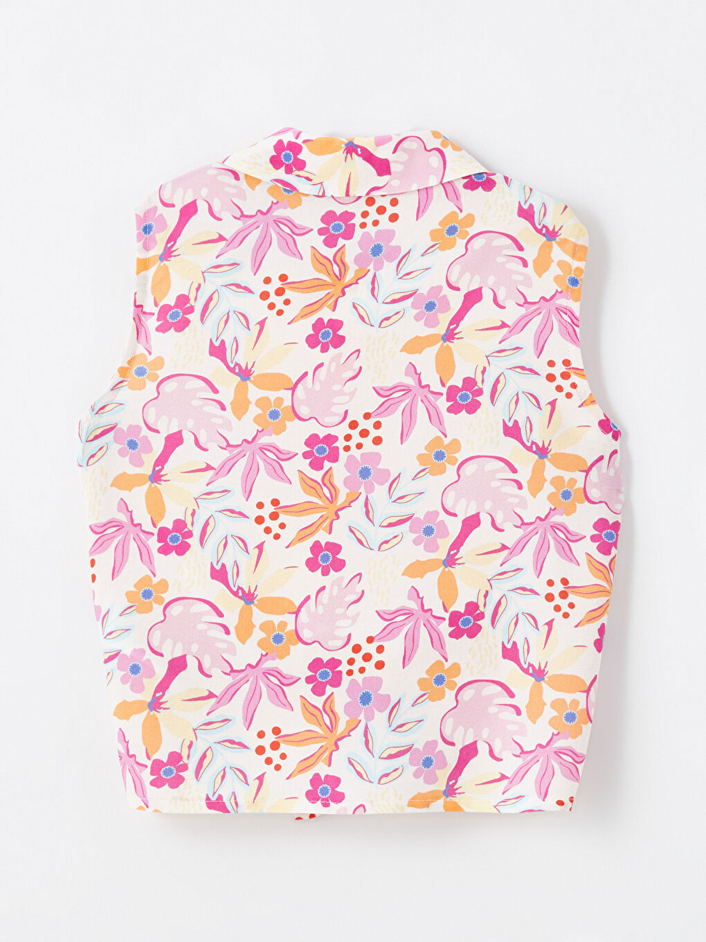 LCW Kids Pembe Kız Çocuk Crop Gömlek 2'li - 6
