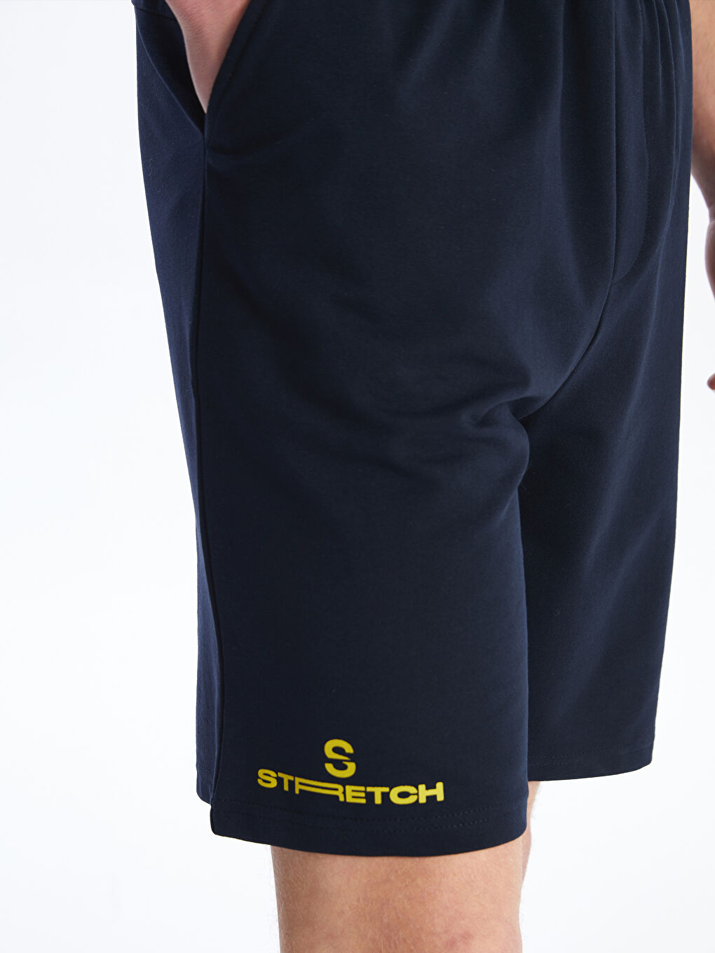 Lacivert Standart Kalıp Erkek Şort-2
