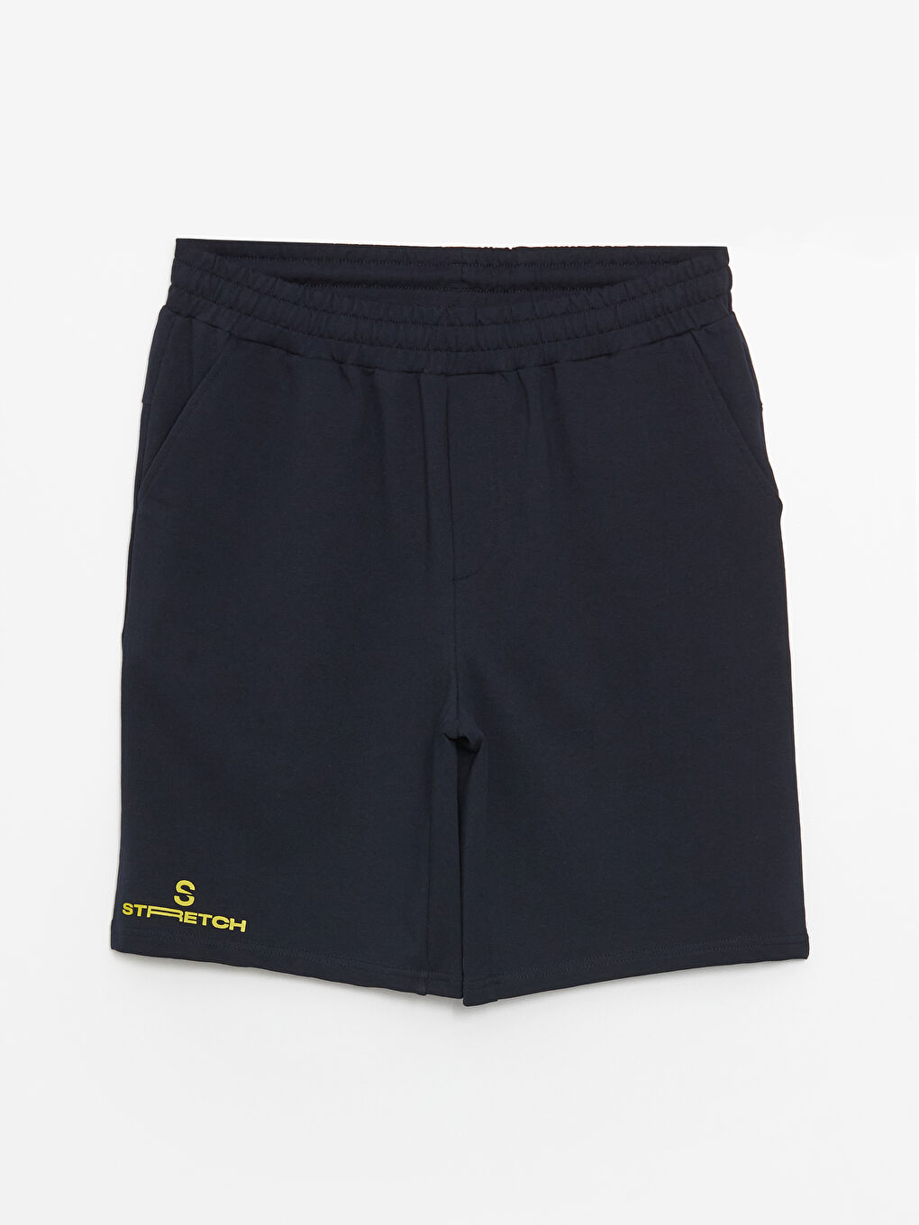 Lacivert Standart Kalıp Erkek Şort-5