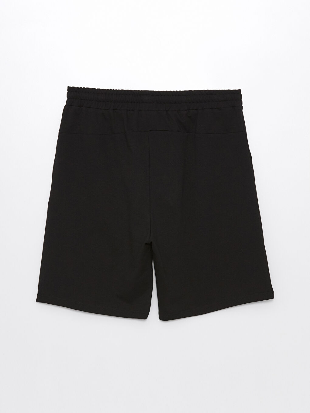 Siyah Standart Kalıp Erkek Şort-5