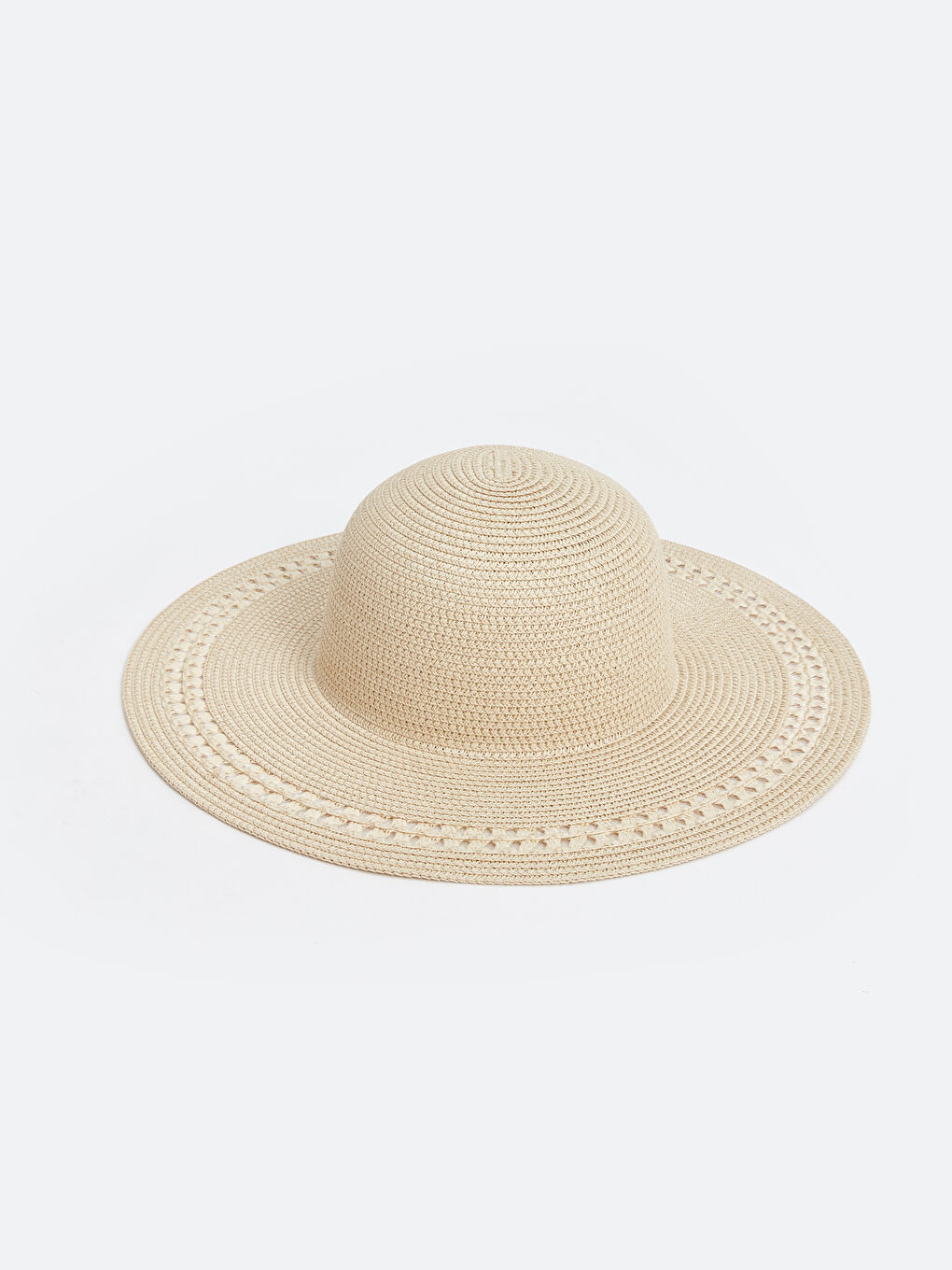 LCW ACCESSORIES Bej Kadın Hasır Fötr Şapka